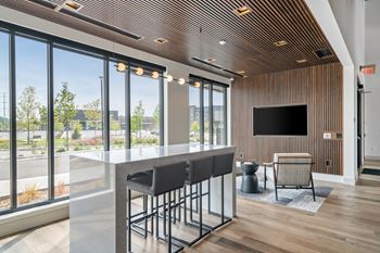Commons area with coffee bar